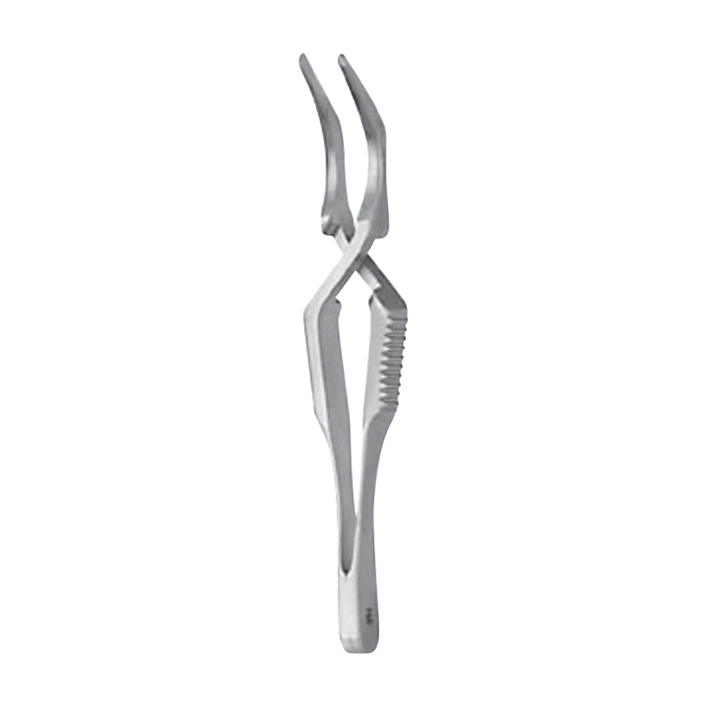 BH032R Diethrich Bulldog Clamp – Angled / 10 mm · 47 mm · 4″