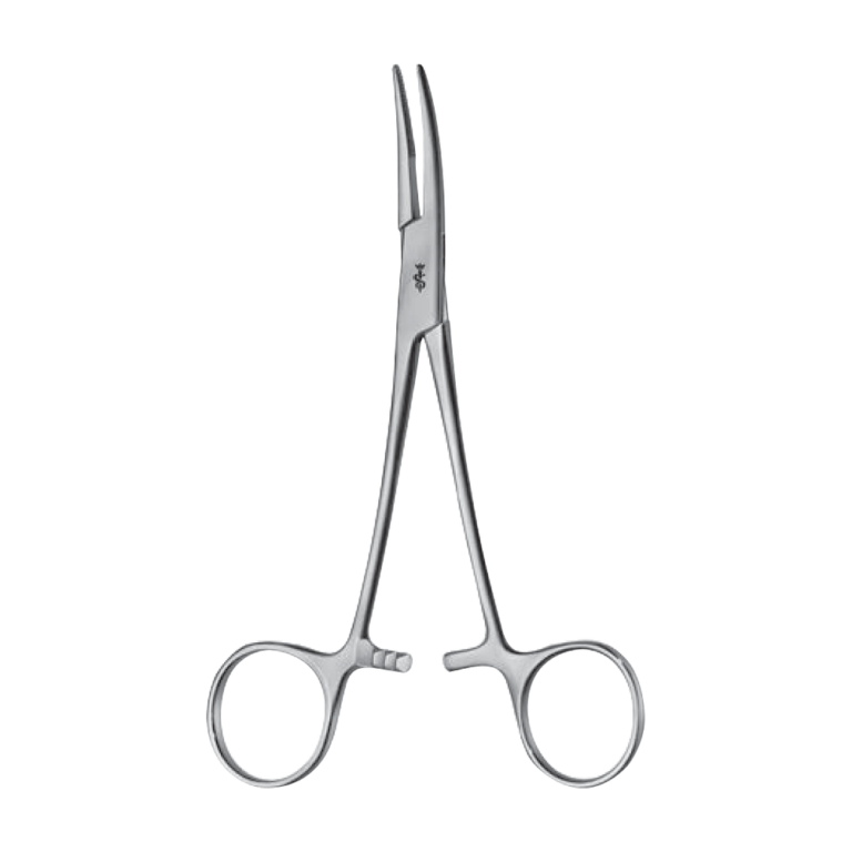 Moynihan Hemostatic Forceps – Curved / serrated / 150 mm · 6″