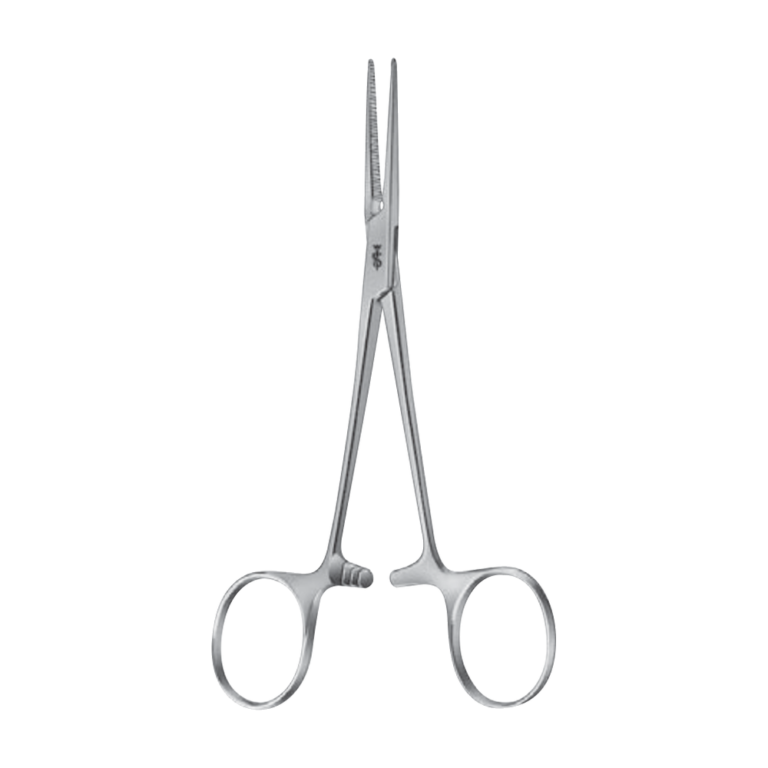 Crile Hemostatic Forceps – Straight / serrated / 140 mm · 2″