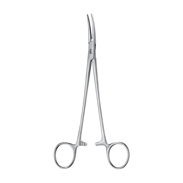 Fraser-Kelly (Crile) Hemostatic Forceps – Curved / serrated / 180 mm · 7″ (BH183R)
