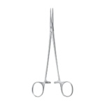 Halsted Hemostatic Forceps – Straight / serrated / 185 mm · 4″