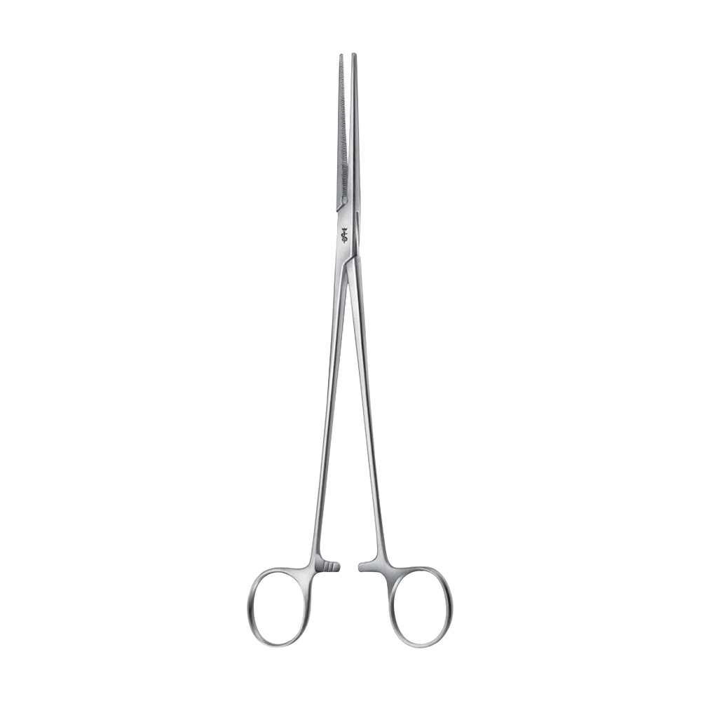 BH228R Bengolea Hemostatic Forceps – Straight / serrated / 245 mm · 8″