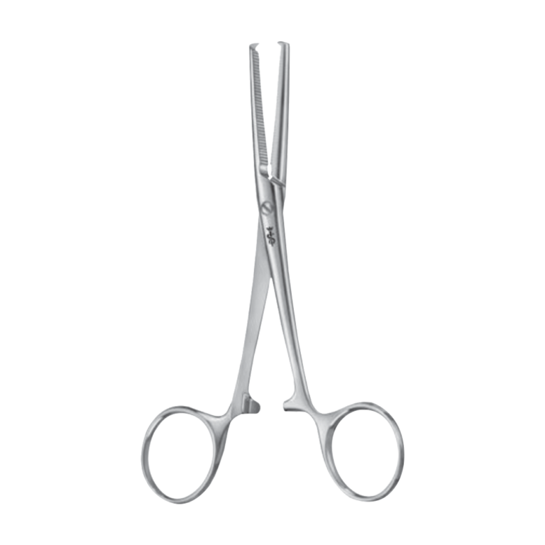 Kocher Hemostatic Forceps – Straight / 1 x 2 teeth / 145 mm · 4″