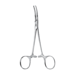 Mikulicz Peritoneum Forceps – Curved / 1 x 2 teeth / 140 mm · 2″