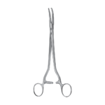 Wertheim Hysterectomy Forceps – Curved / 1 x 2 teeth / 235 mm · 4″ (BJ506R)