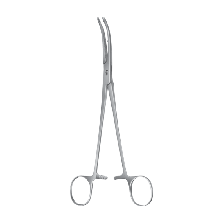 Heaney Hysterectomy Forceps – Curved / 205 mm · 8″
