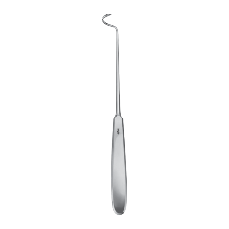 Deschamps Ligature Needle – 215 mm / curved to left / sharp / for right hand / BM748R