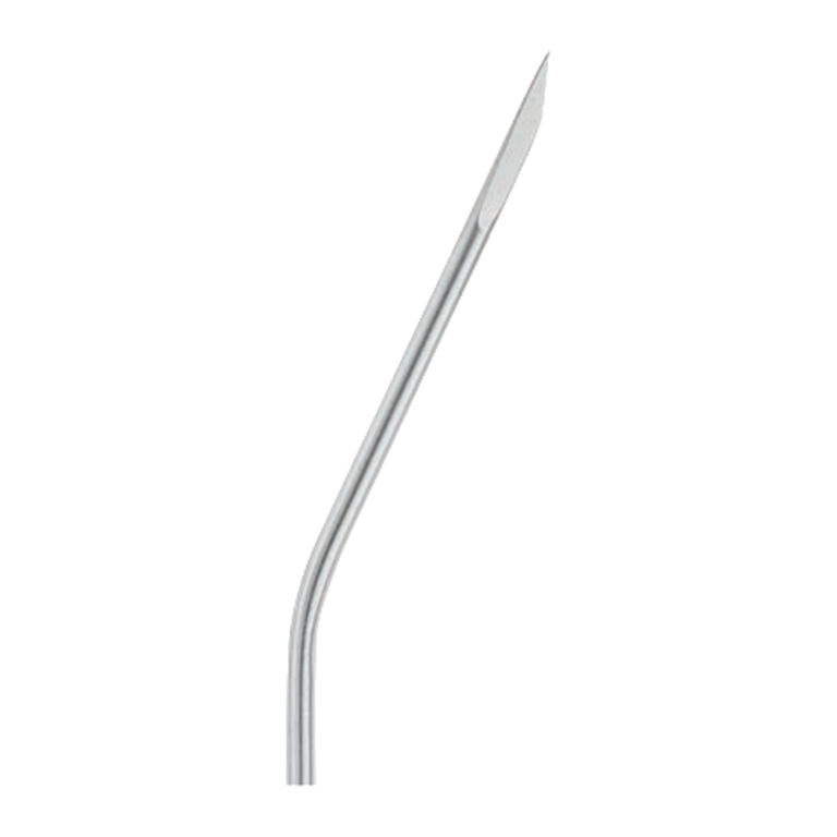 Redon Guide Needle, Slightly Curved, Knife Tip – Charr. 8