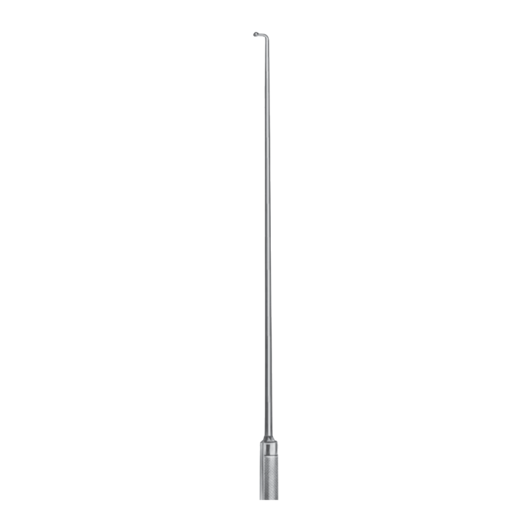 Caspar Nerve and Vessel Hook – 9 5/8″ (245.00 mm) / bulb-headed tip (Ref. BT088R)