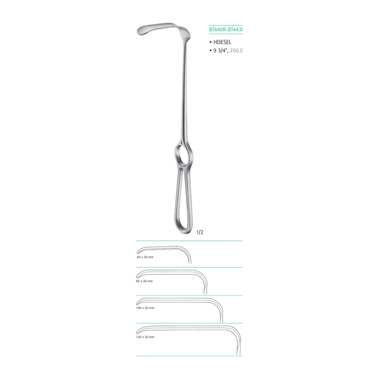 Hoesel Retractor – 9 3/4″ (250.00 mm) (Ref. BT440R)