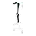 Carbotrac Retractor – 10″ (255.00 mm) / carbon fibre reinforc. polymer / black (Ref. BT540P)