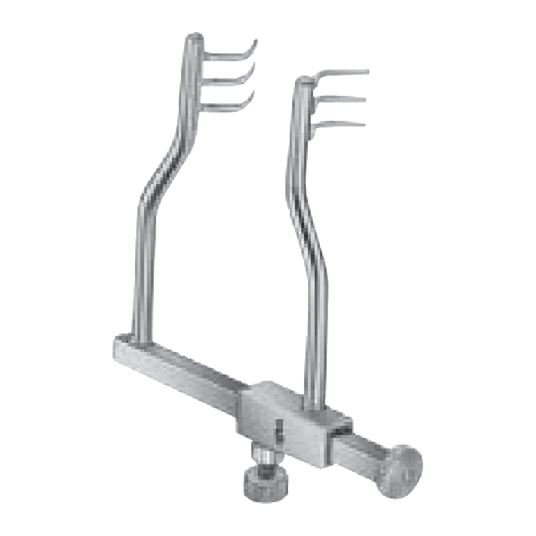 Logan (Modif. Reill) Self-Retaining Retractor, sharp, 50 mm