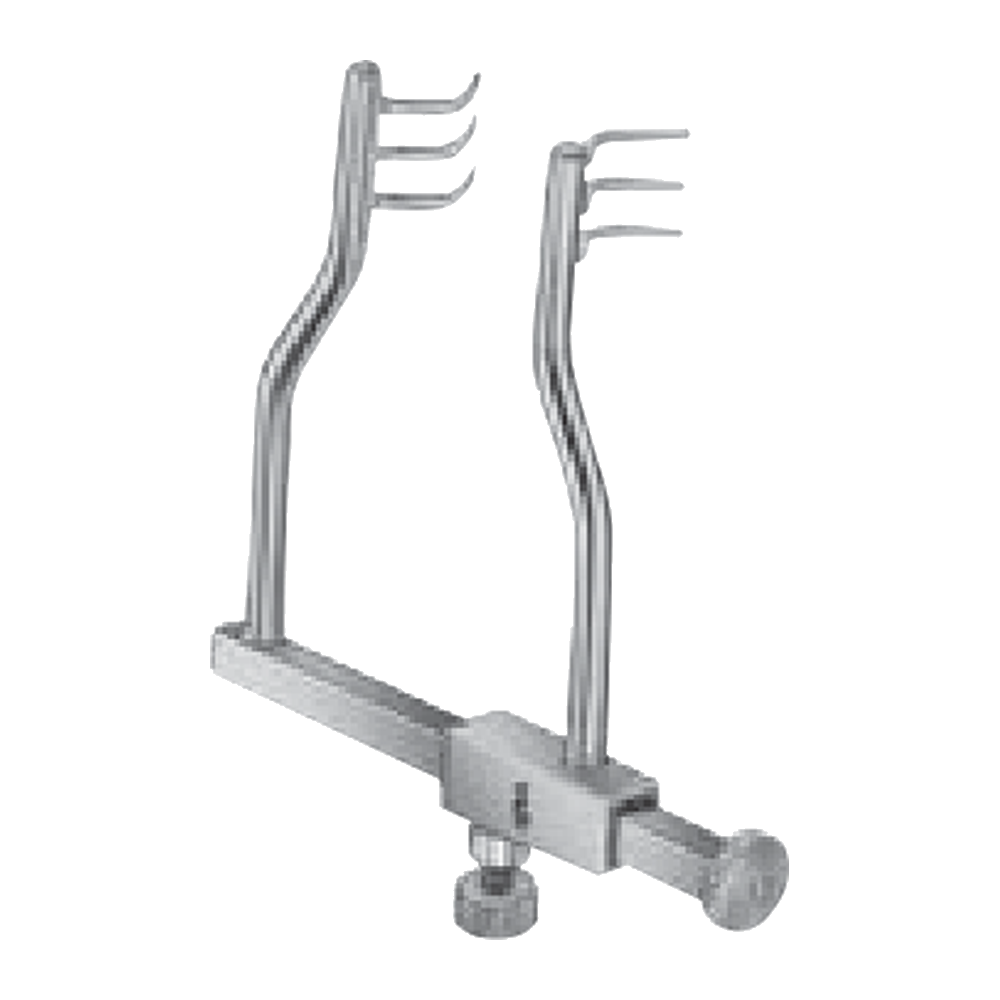 BV013R Logan (Modif. Reill) Self-Retaining Retractor, sharp, 50 mm