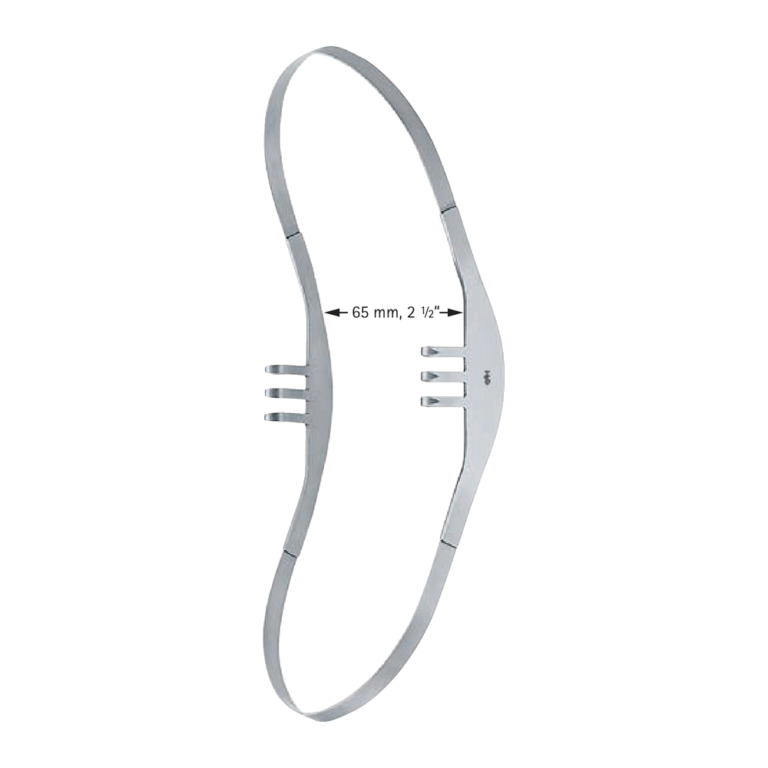Mueller Self-Retaining Retractor, semi-sharp, 160 mm