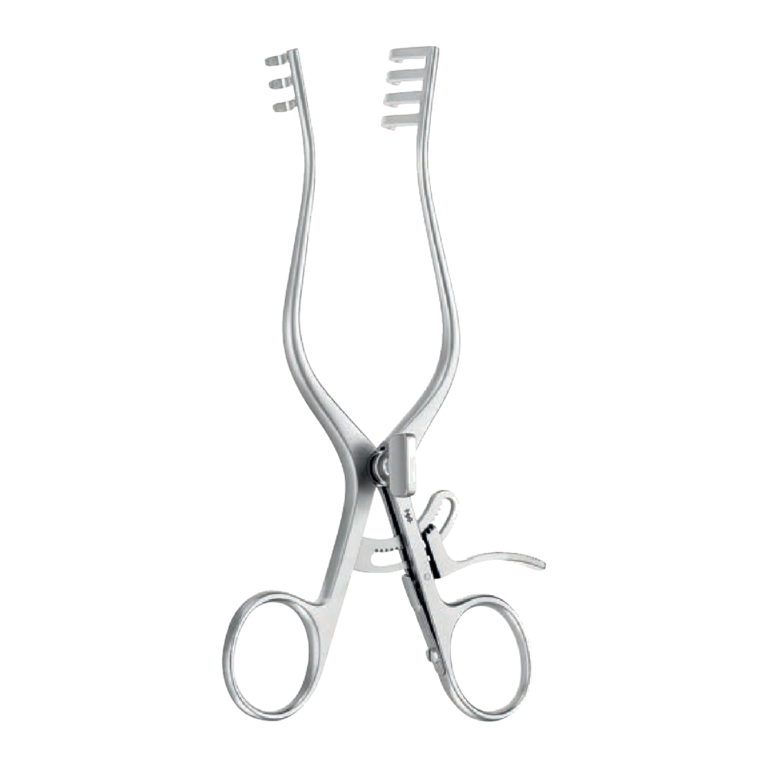 Allenberg Carotid Retractor, retractor only, blunt, 165 mm