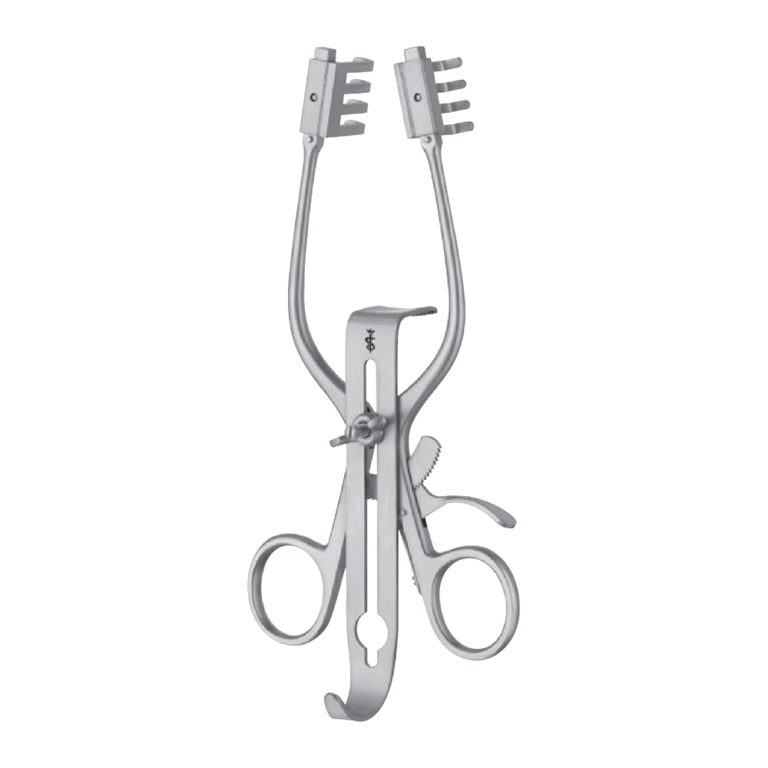 Henly Self-Retaining Retractor, blunt, 180 mm