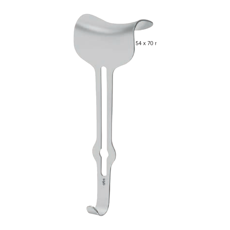 Ricard Abdominal Self-Retaining Retractor – center blade · 54 x 70 mm