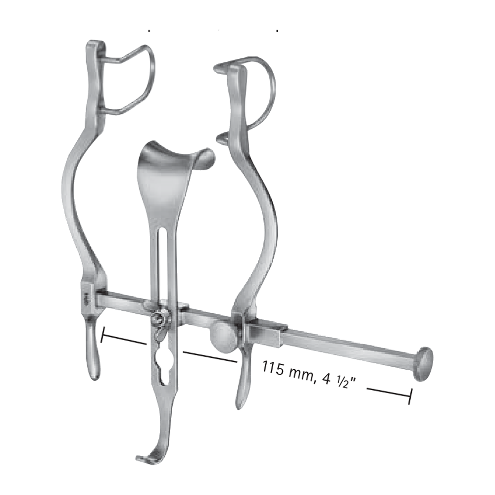 Balfour (Baby) Abdominal Self-Retaining Retractor – complete retractor
