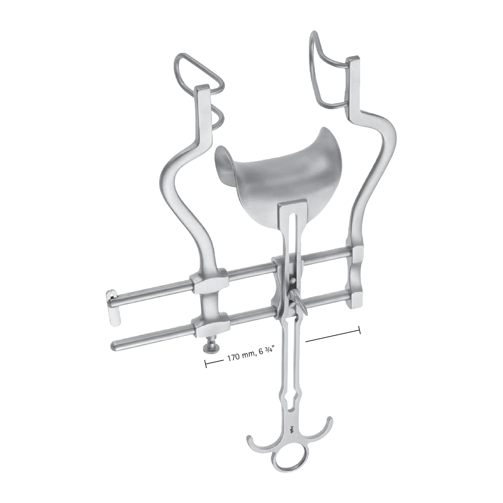 Balfour Abdominal Self-Retaining Retractor – complete retractor · 155 mm / 200 mm / 170 mm · 200 mm
