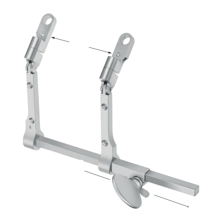 Allenberg Iliaca Retractor, titanium, 85 mm