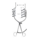 St. Marks (Modif. Girona) Abdominal Retraction System, complete retractor, blunt, 215 mm