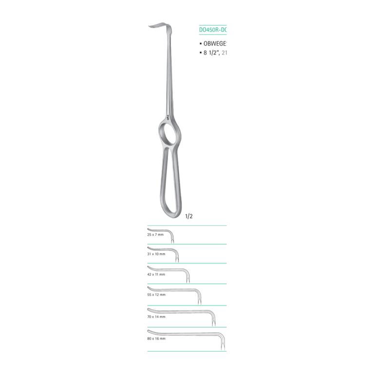 Obwegeser Cheek & Soft Tissue Retractor – 8 1/2″ (215.00 mm) (Ref. DO450R)