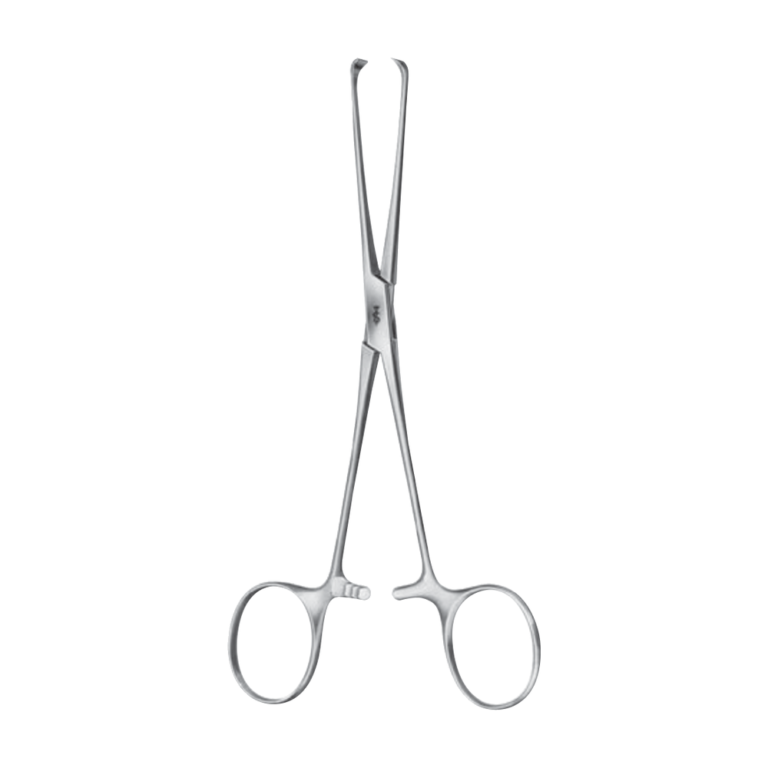 Allis Intestinal Grasping Forceps – Straight / 5 x 6 teeth / 155 mm · 8″ (EA010R)