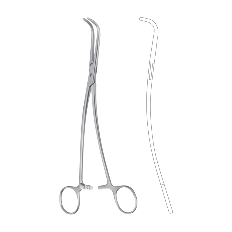 Gray Dissecting Ligature Forceps – Curved / 220 mm · 4″