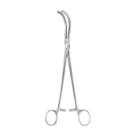 Guyon Atraumata Kidney Clamp – Curved / 240 mm · 2″