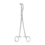 Guyon Kidney Clamp – Curved / 240 mm · 2″