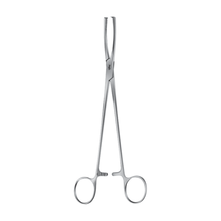 Littlewood Tenaculum Forceps – Straight / 2 x 3 teeth / 185 mm · 4″ (EO202R)
