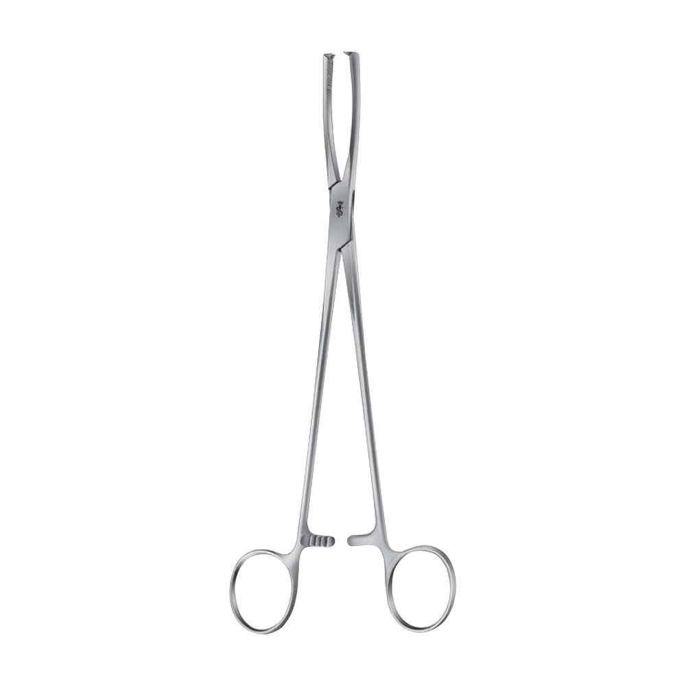 EO202R Littlewood Tenaculum Forceps – Straight / 2 x 3 teeth / 185 mm · 4″ (EO202R)