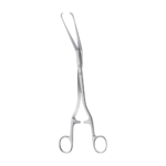 Herff Membrane Puncturing Forceps – Angled / 2 x 3 teeth / 255 mm · 10″ (ET106R)