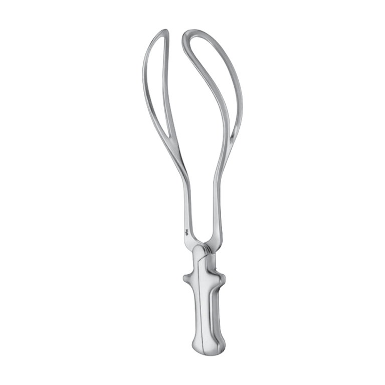 Simpson-Braun Obstetrical Forceps – Curved / 305 mm · 12″ (ET220R)