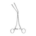 Green-Armytage Uterine Clamp Forceps – Angled / serrated / 200 mm · 8″