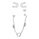 Bose Self-Retaining Retractor, blunt, 60 mm