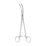 Glover Vascular Clamp – Curved / ATRAUMATA® toothing DE BAKEY / 215 mm · 55 mm · 2″