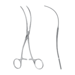 De Bakey Vascular Clamp – Curved / ATRAUMATA® toothing DE BAKEY / 190 mm · 63 mm · 2″