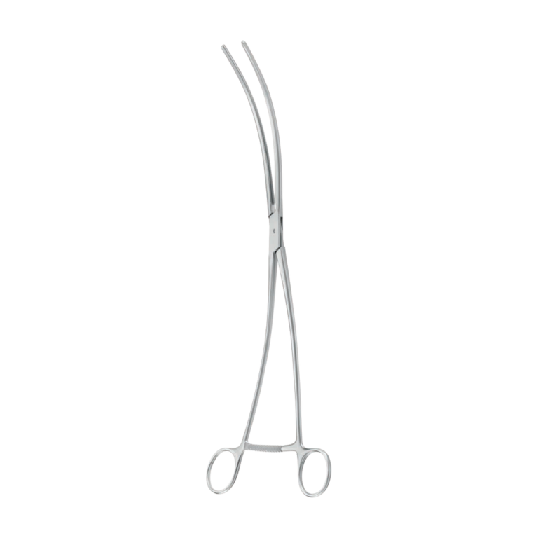 De Bakey Aorta Aneurysm Clamp – Curved / ATRAUMATA® toothing DE BAKEY / 315 mm · 117 mm · 8″