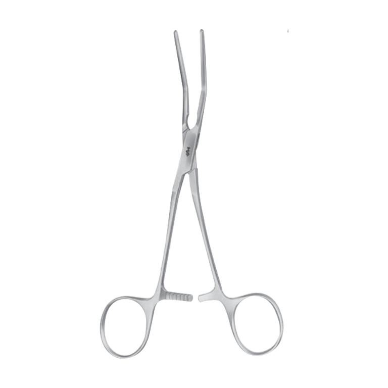 Cooley Atraumata Vascular Clamp – Angled / 30.0 ° / 165 mm · 2″