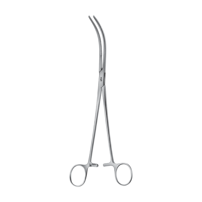 Crafoord Vascular Clamp – Curved / medium curved / 240 mm · 2″
