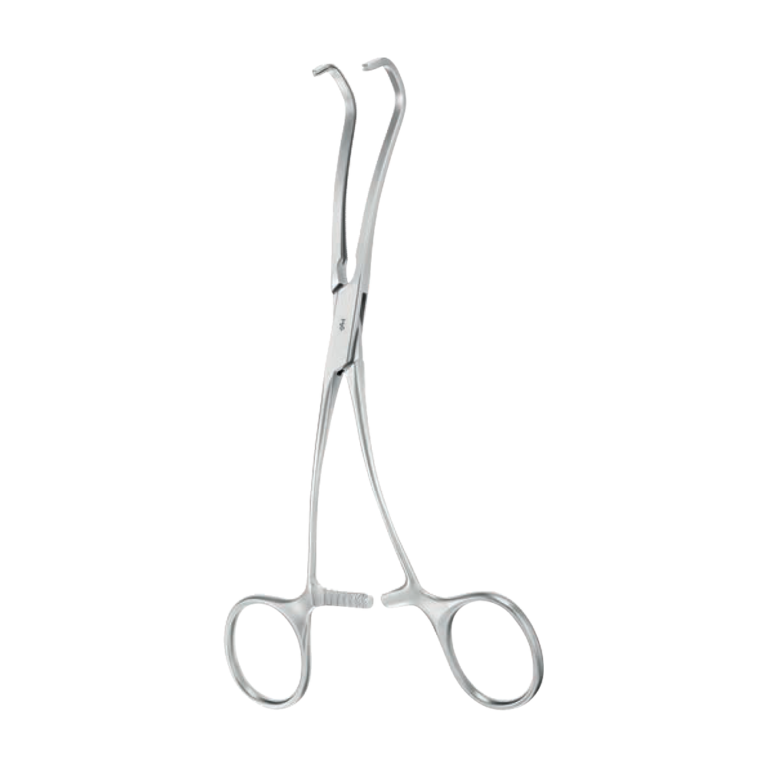 Derra-Cooley Atraumata Vascular Clamp – Angled / 71 mm · 170 mm · 4″