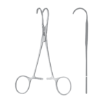 Cooley-Beck Atraumata Vascular Clamp – Curved / 56 mm · 150 mm · 6″