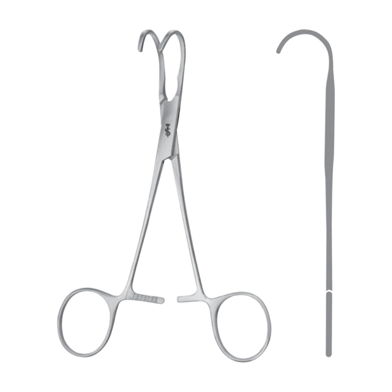 Cooley-Beck Atraumata Vascular Clamp – Curved / 56 mm · 150 mm · 6″