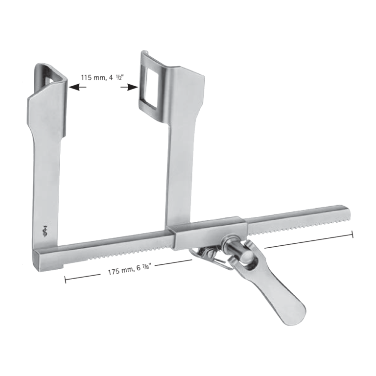 Haight Sternum/Rib Retractor, 100 mm