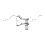 Bailey Sternum/Rib Retractor – 22 x 15 mm · 160 mm · 200 mm