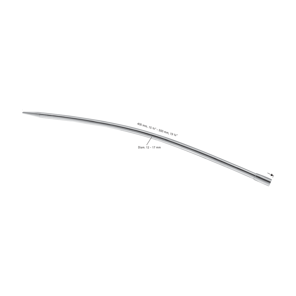 FC004R Jenkner Tunneler – 12 mm · 440 mm · 4″