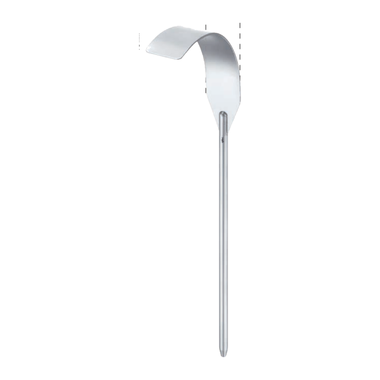 Deaver Sternum/Rib Retractor (HEART XS), malleable; Valve Hook, 250 mm