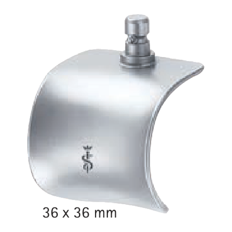 VALVE XS Sternum/Rib Retractor – pair of blades · 36 x 36 mm