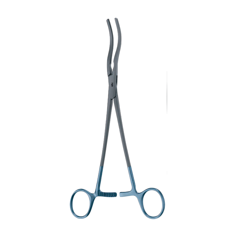 Glover Atraumata Vascular Clamp – Curved / 215 mm · 2″
